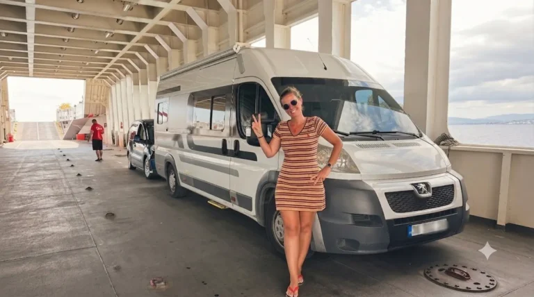 Campervan ready for a long European road trip