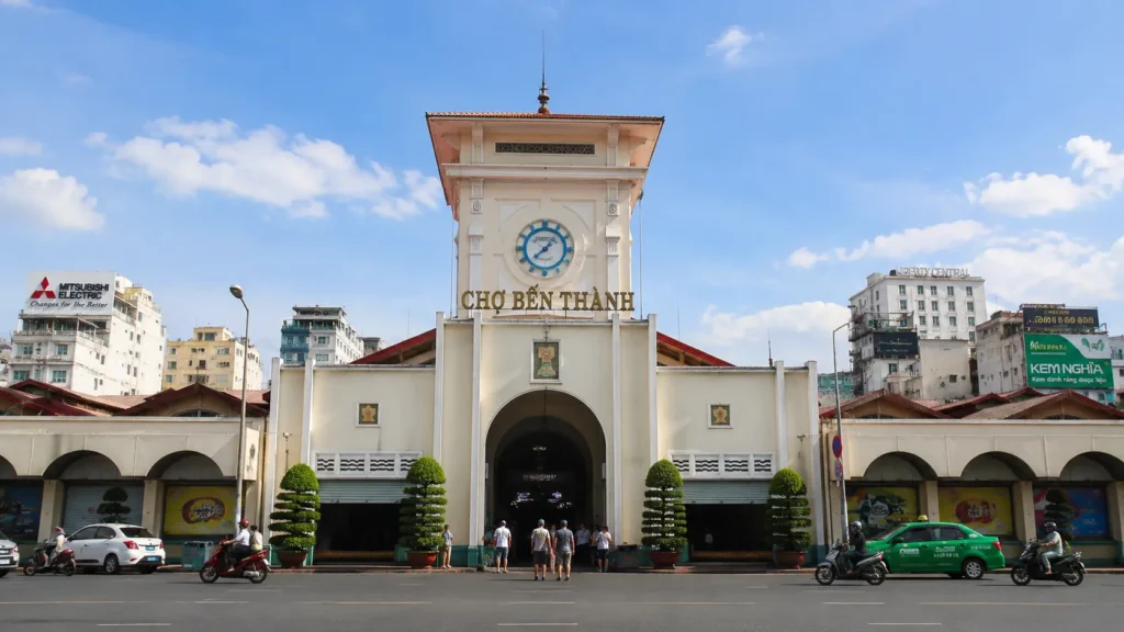 Ben Than Market entrance, Ho Chi Minh City