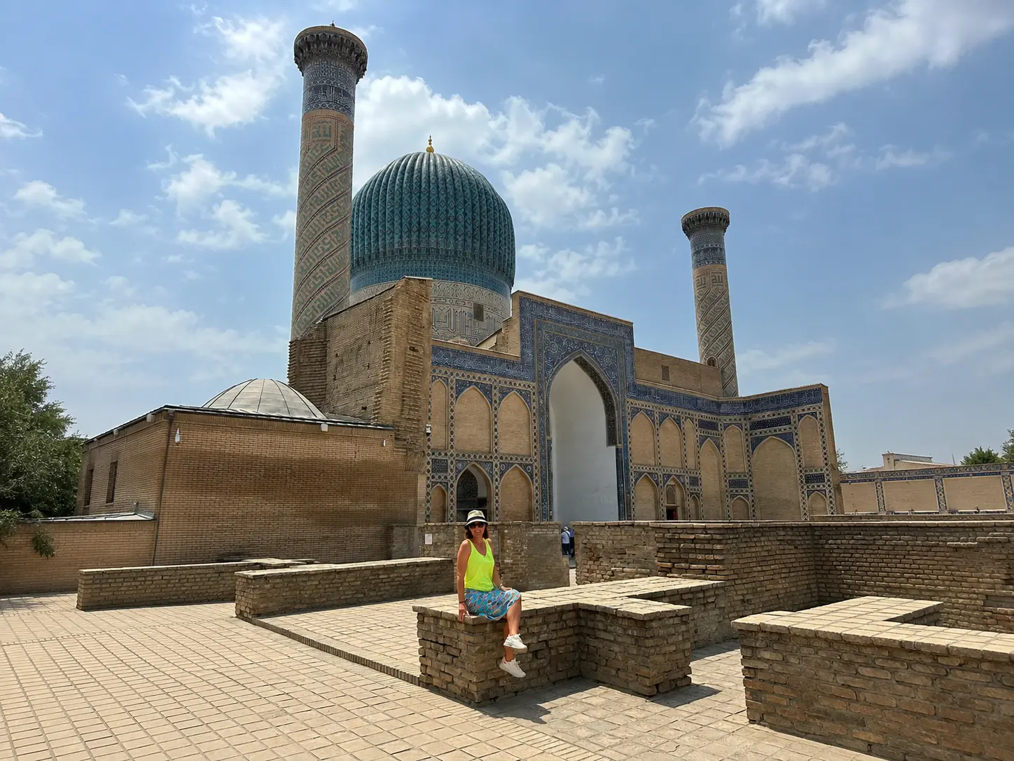 Gur-Emir Mausoleum Samarkand's turquoise ribbed dome