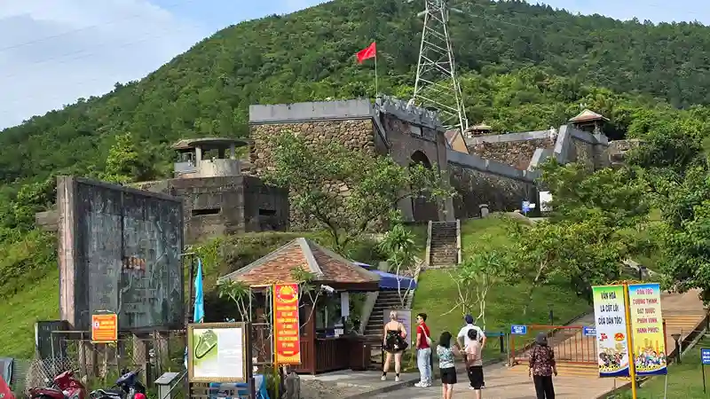 Hai Van Pass fortress at the summit, Da Nang