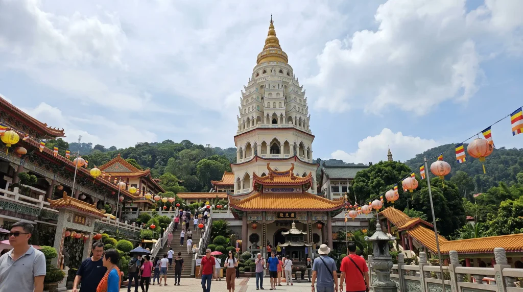 Pagoda of Ten Thousand Buddhas at Kek Lok Si Temple near George Town