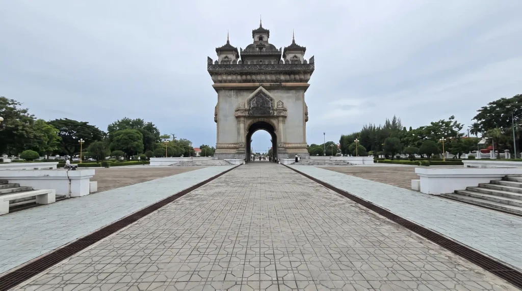 Patuxai Victory Monument in Vientiane