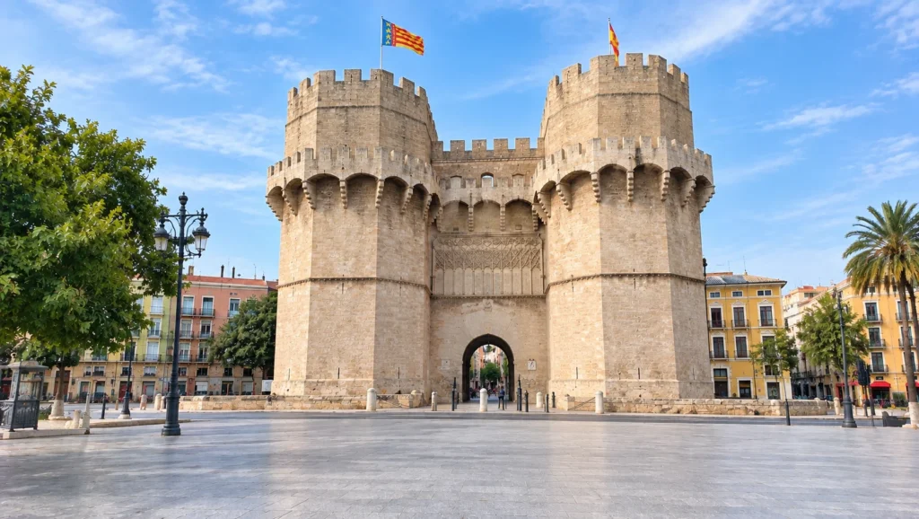 Torres de Serranos, one of Valencia's medieval city gates