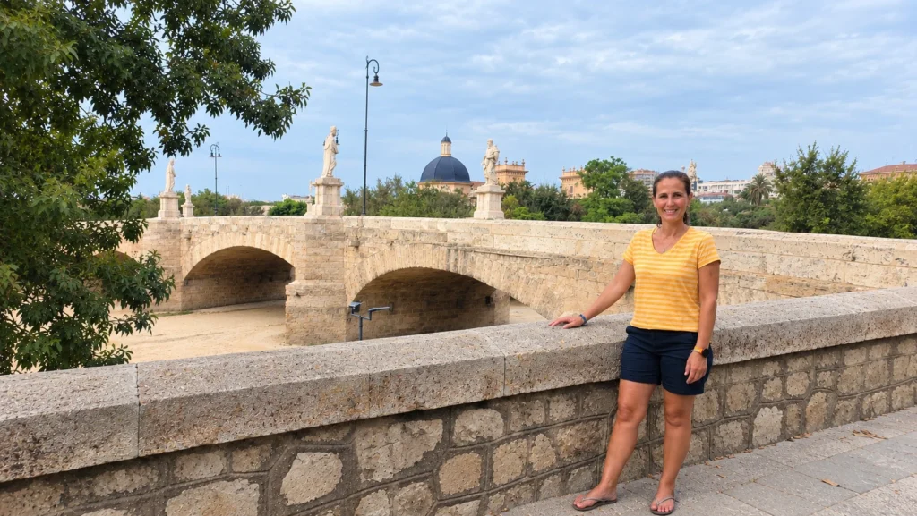 Turia Gardens bridge, a quiet stop in this Valencia travel guide