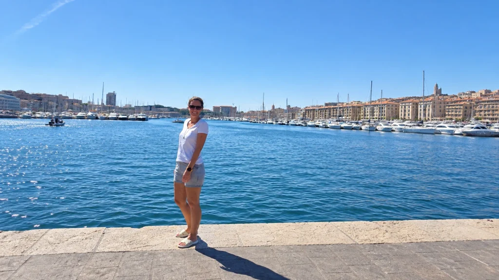 Vieux Port marina in Marseille lined with sailboats and yachts